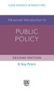 Advanced Introduction To Public Policy Av B. G. Peters