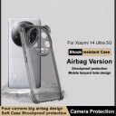 Xiaomi 14 Ultra Imak Drop-Proof TPU-deksel Gjennomsiktig Svart