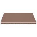 vidaXL Erstatningsduk for markise brun 4,5x3,5 m