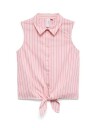 Vero Moda Girl Vmfriba Sl Shirt Wvn Girl Pink 152