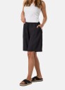 Seaside Savannah Crinkle Bermuda Shorts W
