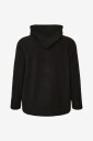 Zizzi   Hettegenser Alillie L/S Fleece Hoodie   Svart
