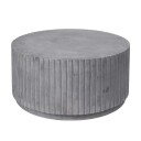 Broste Copenhagen Rillo Podie Bord Ø75 - Fiberbetong Charcoal