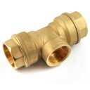 Isiflo T-rør med Innvendig Gjenger 25mmx3/4"X25mm