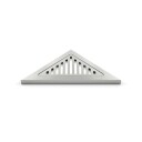 Unidrain Soap shelf | corner | stainless steel brushed: column