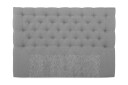 Sengegavl Boxford 180 cm   Lysegrå