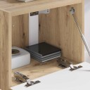  TV Veggskap Kunstnerisk Eik 60 x 31 x 29.5 cm Konstruert tre