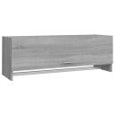 vidaXL Garderobe grå sonoma 100x32,5x35 cm konstruert tre