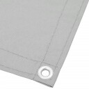  Balkongskjerm lysegrå 75x600 cm 100% polyester oxford 4000003