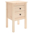 vidaXL Nattbord 40x35x61,5 cm heltre furu