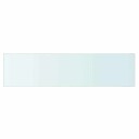 vidaXL Hyllepaneler 2 stk klart glass 80x20 cm