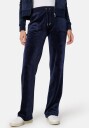 Juicy Couture Del Ray Velour Pant - Night Sky