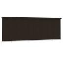 vidaXL Utendørs rullegardin 405 (B) x 140 (H) cm brun HDPE