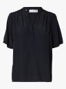 Selected Femme Susie-Mivia Short Sleeve Top Blå 34