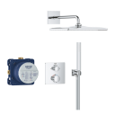 Grohe Precision Thermostat Dusjpakke For innbygning 2 uttak Krom