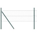  Gjerde med innlegg. grønn 1.4 x 50 m PVC belagt stål