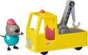 Peppa Pig Bestefar Hundens Slepebil Kranbil Plast Flerfarget