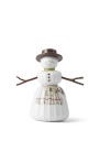 Kähler   Hammershøi Christmas snøkone 11 cm hvit m/ dekor