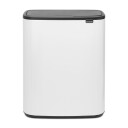 Brabantia Bo touch bin 2 x 30 L Hvit