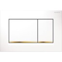 Geberit Sigma 20 Square Hvit/gull