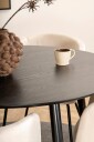 Venture Home   Spisegruppe Dipp med 4 Berit spisestoler   Svart
