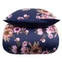 ByBorg Sateng sengesett - Digitalprint - 140x200 cm - Blue flower - Excellent By Borg