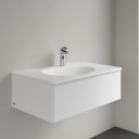 V&B Antao Møbelservant 80x50 cm, 1 bl.hull, C+, Stone White