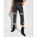 Ser.o.ya Dame Jeans Grå W27,
