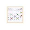 Kikkerland Mini White Board Kalender 8" Hvit med Tilbehør