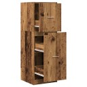  Apotekskap gammelt tre 40x41x118 cm konstruert tre