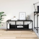  Bokhylle Svart Eik 102 x 32 x 40,5 cm Konstruert tre