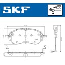 SKF VKBP 81421 E Bremseklosser
