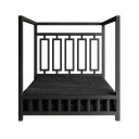 Sheets of San Fransisco Formsydd laken 160x200x25 - Svart
