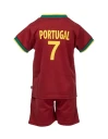 Salto Fotball Shorts Sett Rød Portugal (122/128)