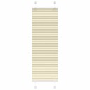  plisségardin krem 40x100 cm Stoff Bredde 39,4 Polyester