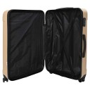  Koffertsett 3 stk Hard koffert Champagne 20'' 24'' 28'' ABS