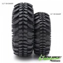 LouiseRC Tire & Wheel CR Champ 1.9" Black Chrome 2
