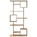 Bokhylle artisan eik 92x29x188 cm konstruert tre