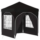  Pop up Festtelt 192 x 192 x 245 cm Svart