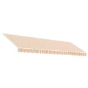  Erstatningsduk for markise flerfarget stripe 5x3,5 m 367731