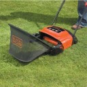 Black + Decker Mosefjerner 600w 30cm gd300 30l oppsamlingsbag metallgrener