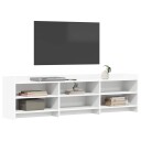  TV skap 168 x 33 x 47 cm Hvit Konstruert tre