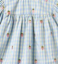 Flöss Kjole   Mille   Sky Berry Gingham   Flöss   6 år 116   Kjole   Blå