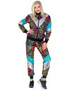 80 Talls Colourful Party Animal Grilldress til Voksen UV GLOW Strl M