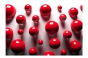 Fototapet Red Balls 150x105 - Artgeist sp. z o. o.