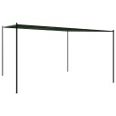 vidaXL Paviljong 4 x 3,98 x 2,67 m Grønn Polyester og stål