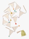 Kid"s Concept Bunting Pompoms Dress Up   Cream   ONE SIZE
