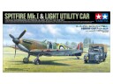 Tamiya 1/48 Spitfire Mk.I og Lett Nyttekjøretøy Modellbyggesett