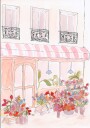 Pink Flower Shop Plakat / 40x50cm