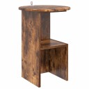  Sidetabell Røkt Eik Ø 39,5 x 55 cm Konstruert tre